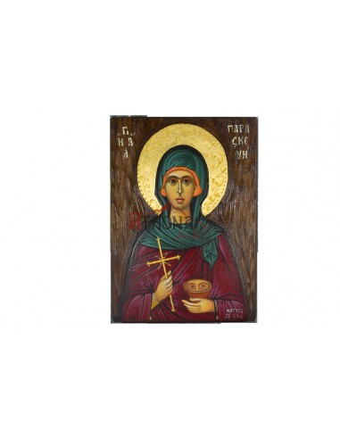 Святая Параскева (Пятница) писаная икона ручной работы со Святой Горы Афон