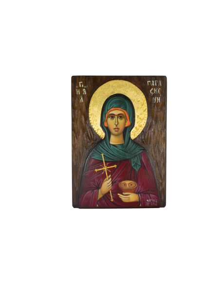 Святая Параскева (Пятница) писаная икона ручной работы со Святой Горы Афон