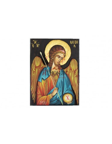 Святой Архангел Михаил писаная икона ручной работы со Святой Горы Афон
